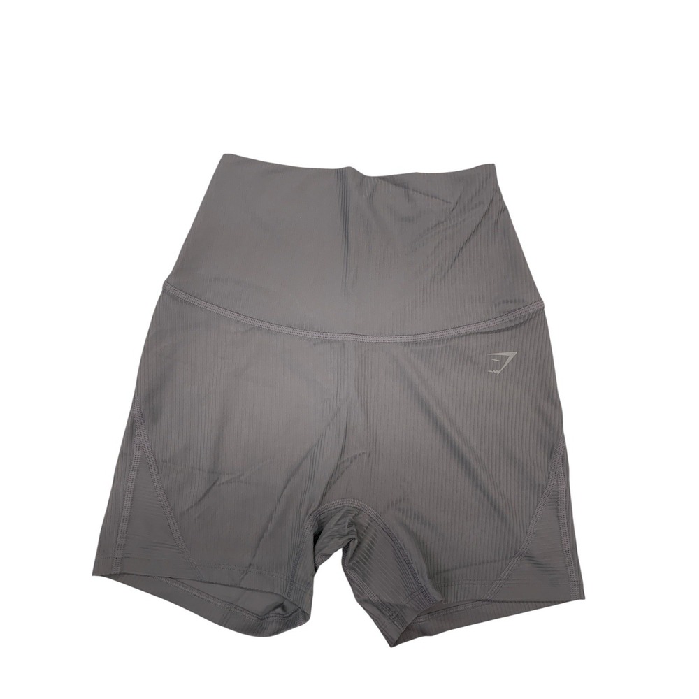 Lot Of 2 Gymshark Ribbed Seamless Shorts & Scallop Hem Shaped Shorts X-Small - Picture 2 of 14